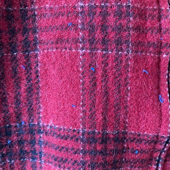 Woolrich Red Plaid Jacket with Zipper (Large) - Picture 6 of 15
